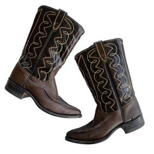 VINTAGE EMBROIDERED COWBOY BOOT